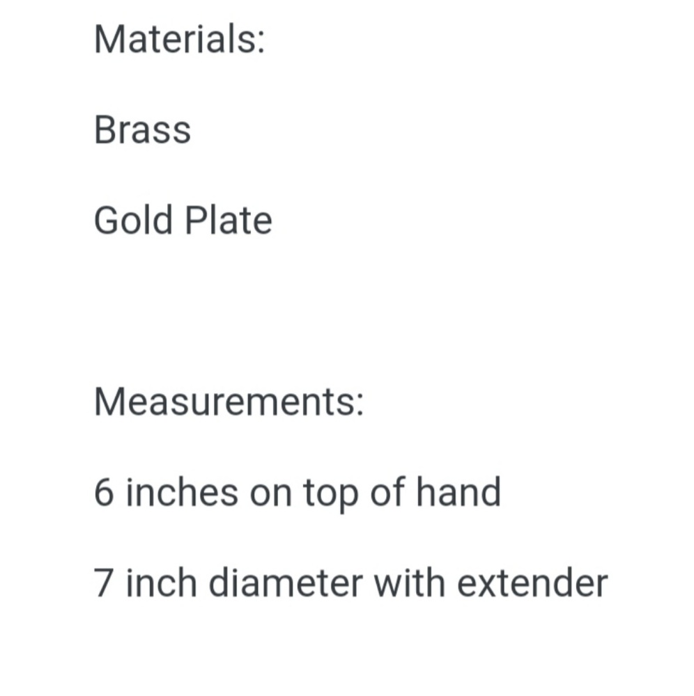 Gold Hand Chain - Picture 4 of 4